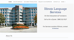 Desktop Screenshot of illinoislanguageservices.com