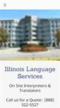 Mobile Screenshot of illinoislanguageservices.com